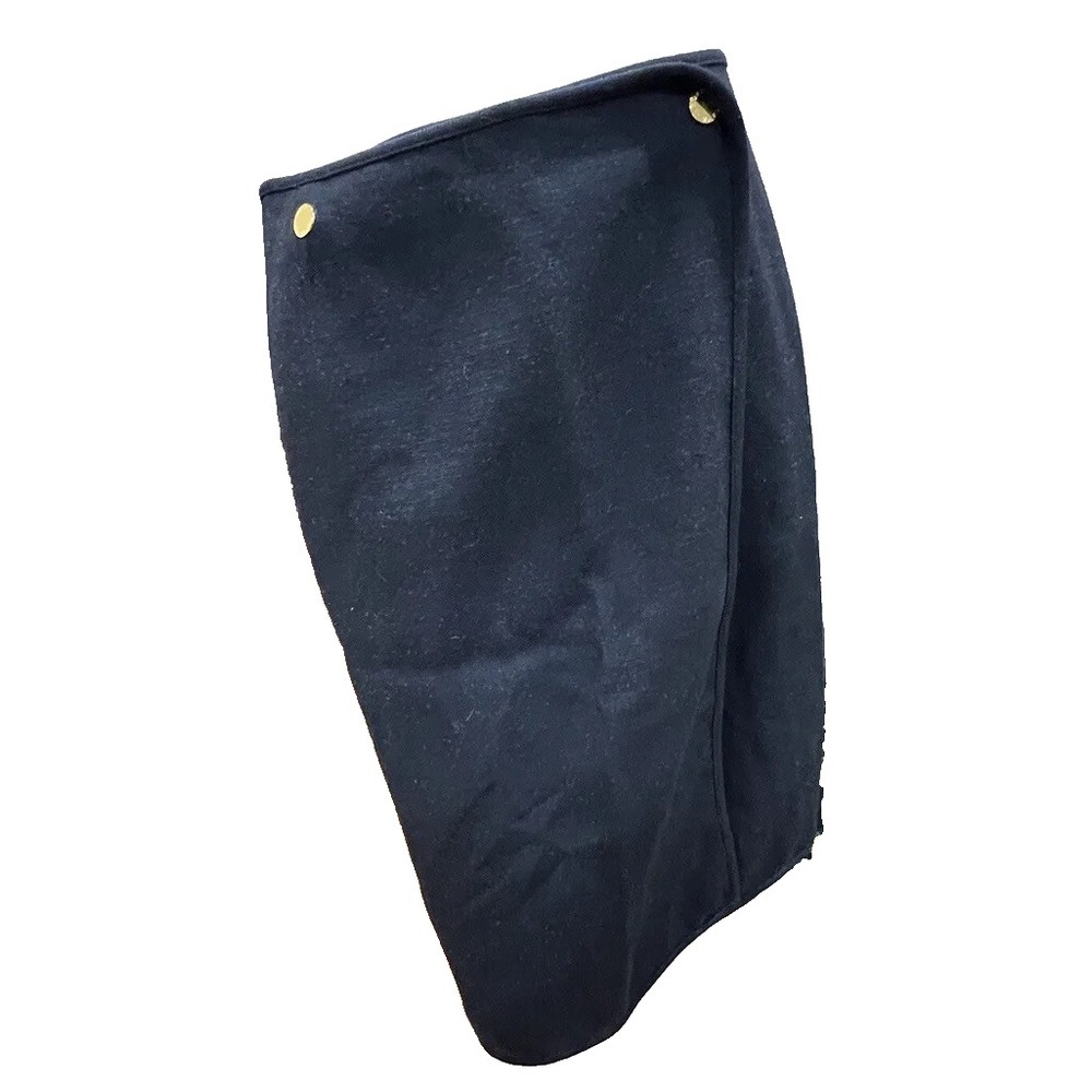 Worth Reversible Wool Blend Black or Dark Navy Skirt Size 6